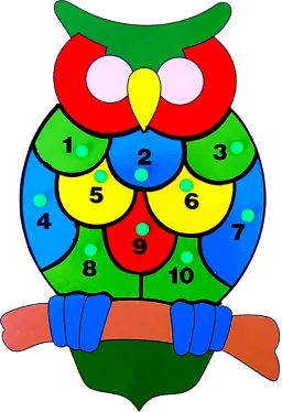 An interactive wooden puzzle owl.